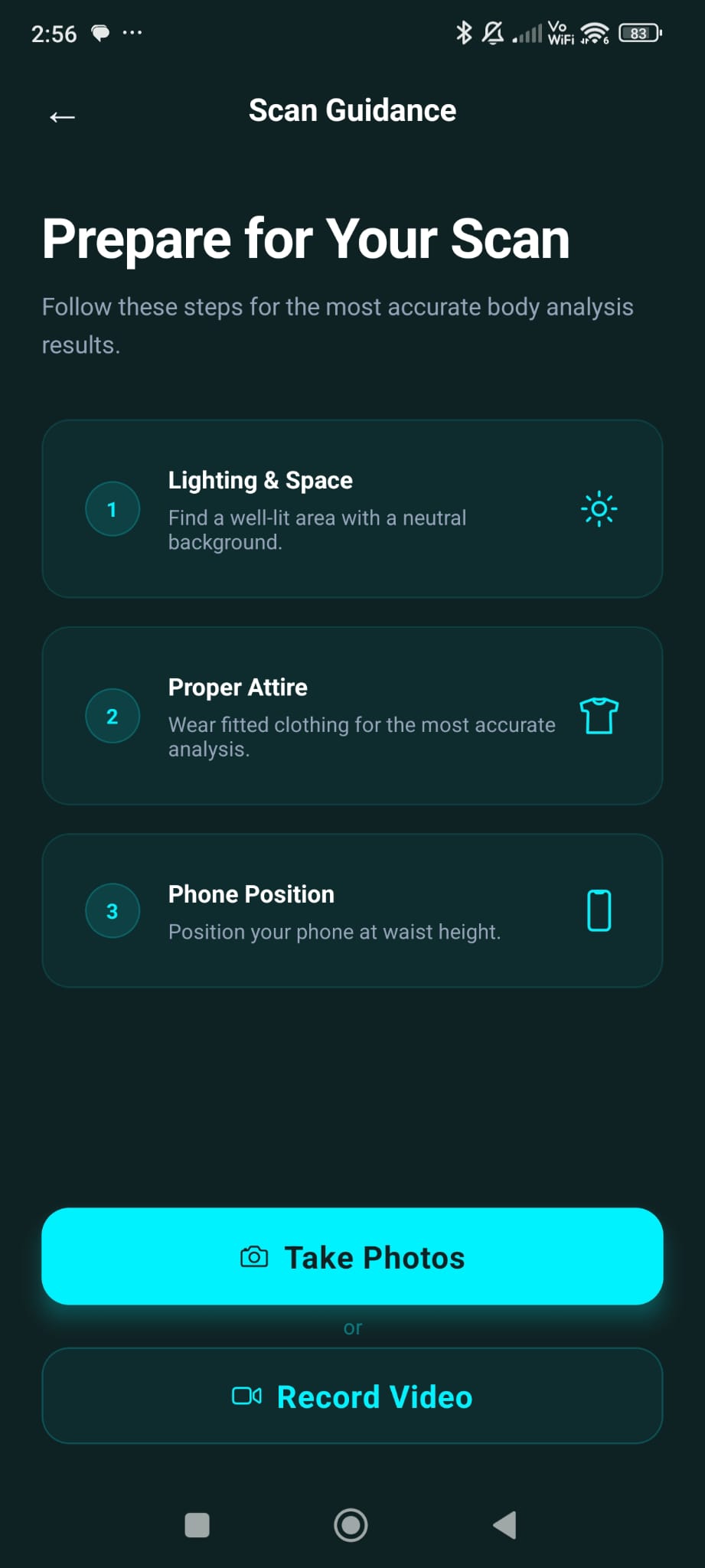 Scan Guidance — Prepare for Your Scan
